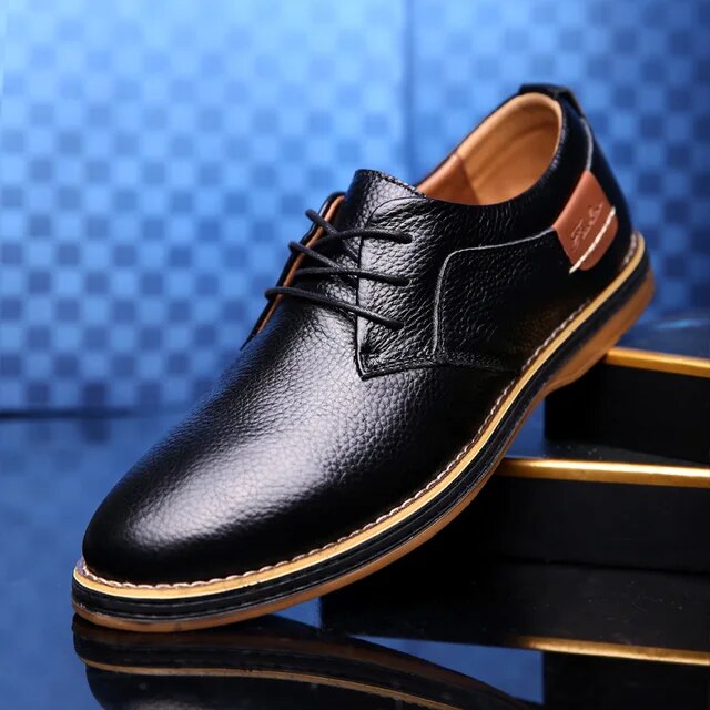 Alessandro - Genuine Leather Oxford Shoes – Mooi&Co